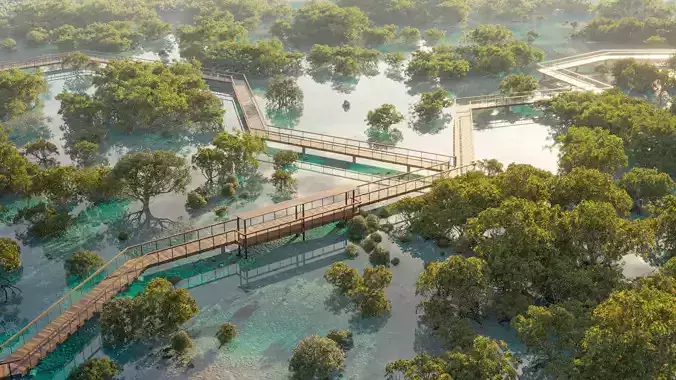 Maxtree Plant Models Vol 117 - Mesh