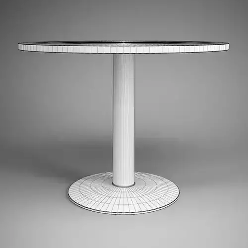 Round Pedestal Modern Table 25