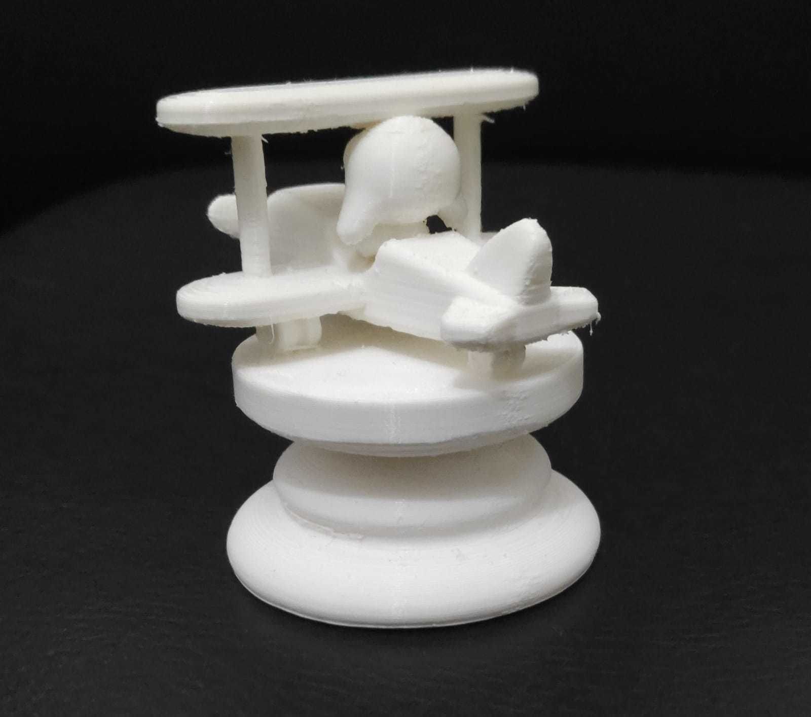 Little Prince Chess - Bishop - Aviator 3D print model_10