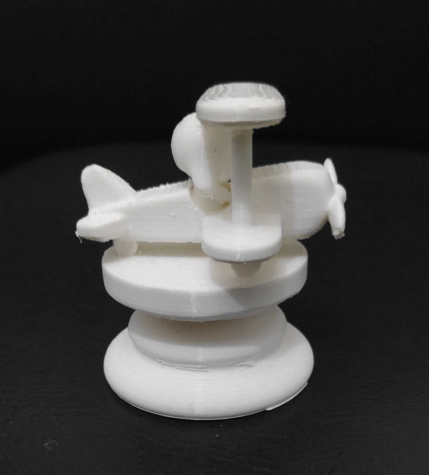 Little Prince Chess - Bishop - Aviator 3D print model_7