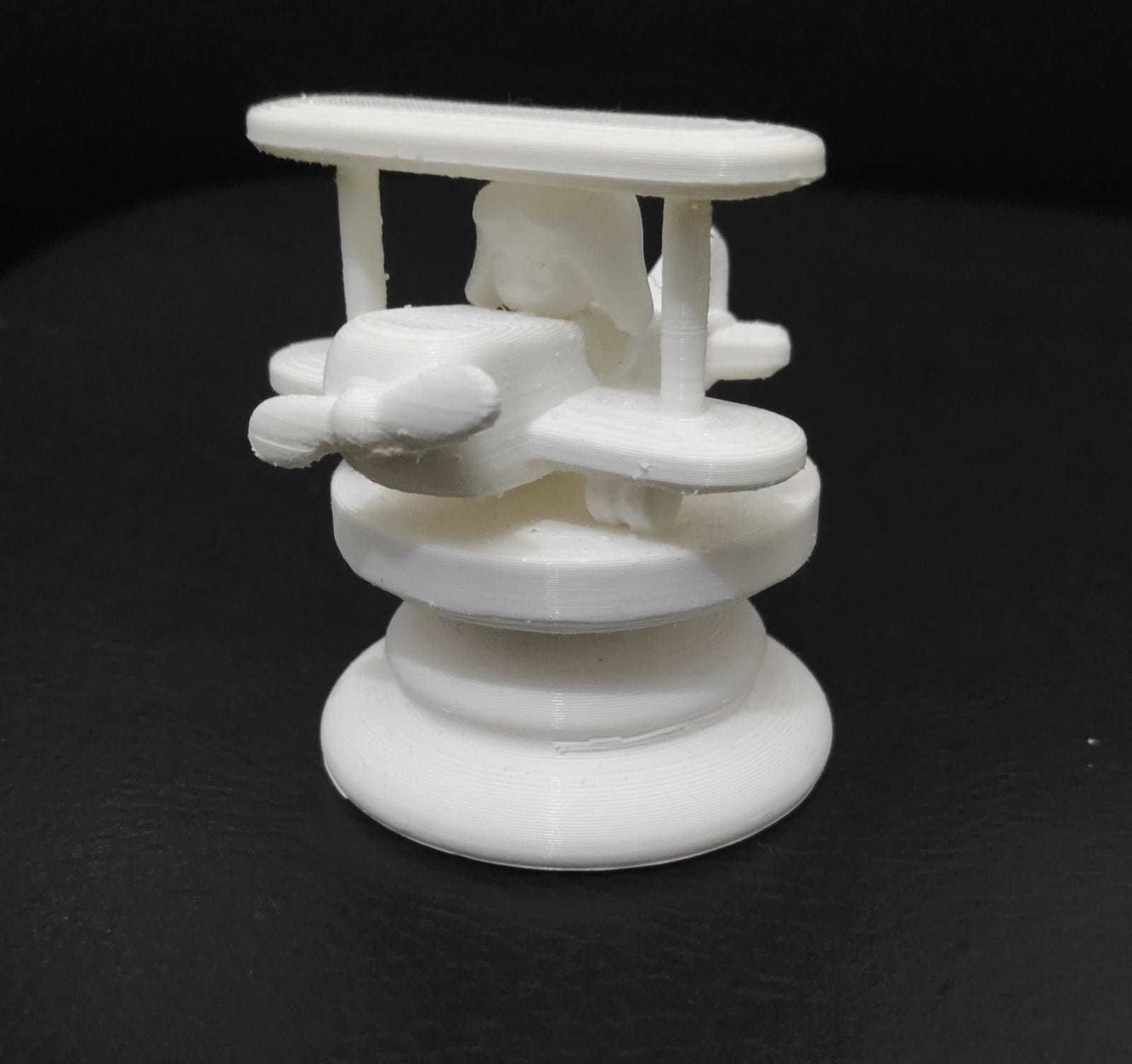 Little Prince Chess - Bishop - Aviator 3D print model_12