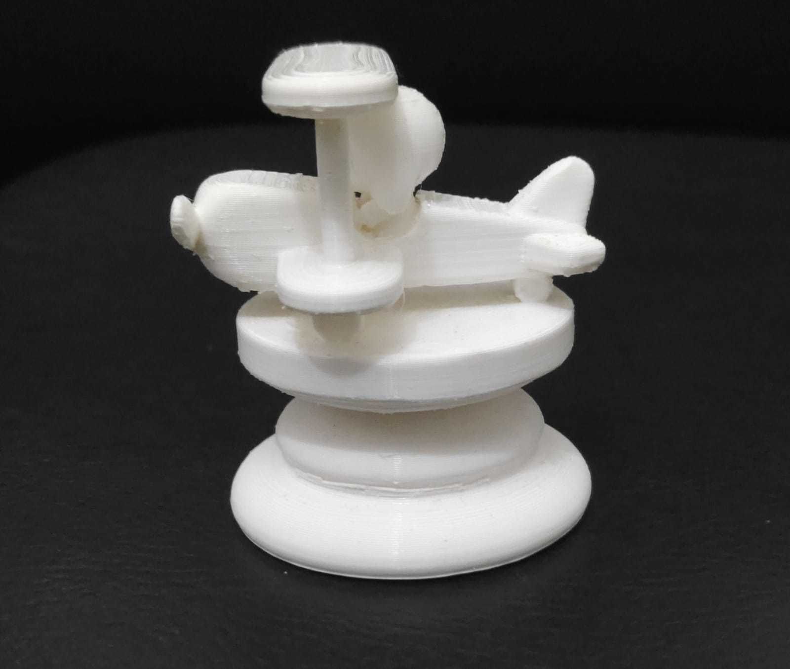 Little Prince Chess - Bishop - Aviator 3D print model_11