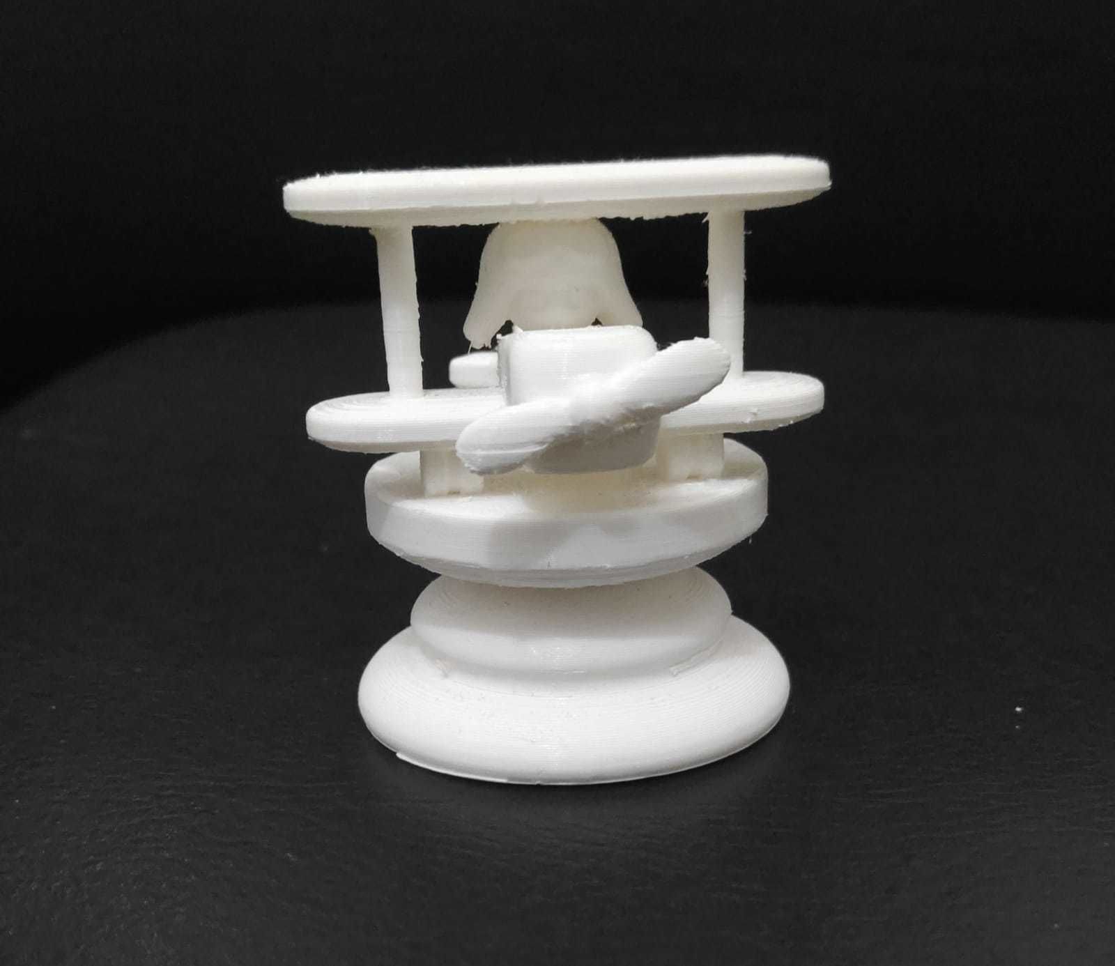 Little Prince Chess - Bishop - Aviator 3D print model_13