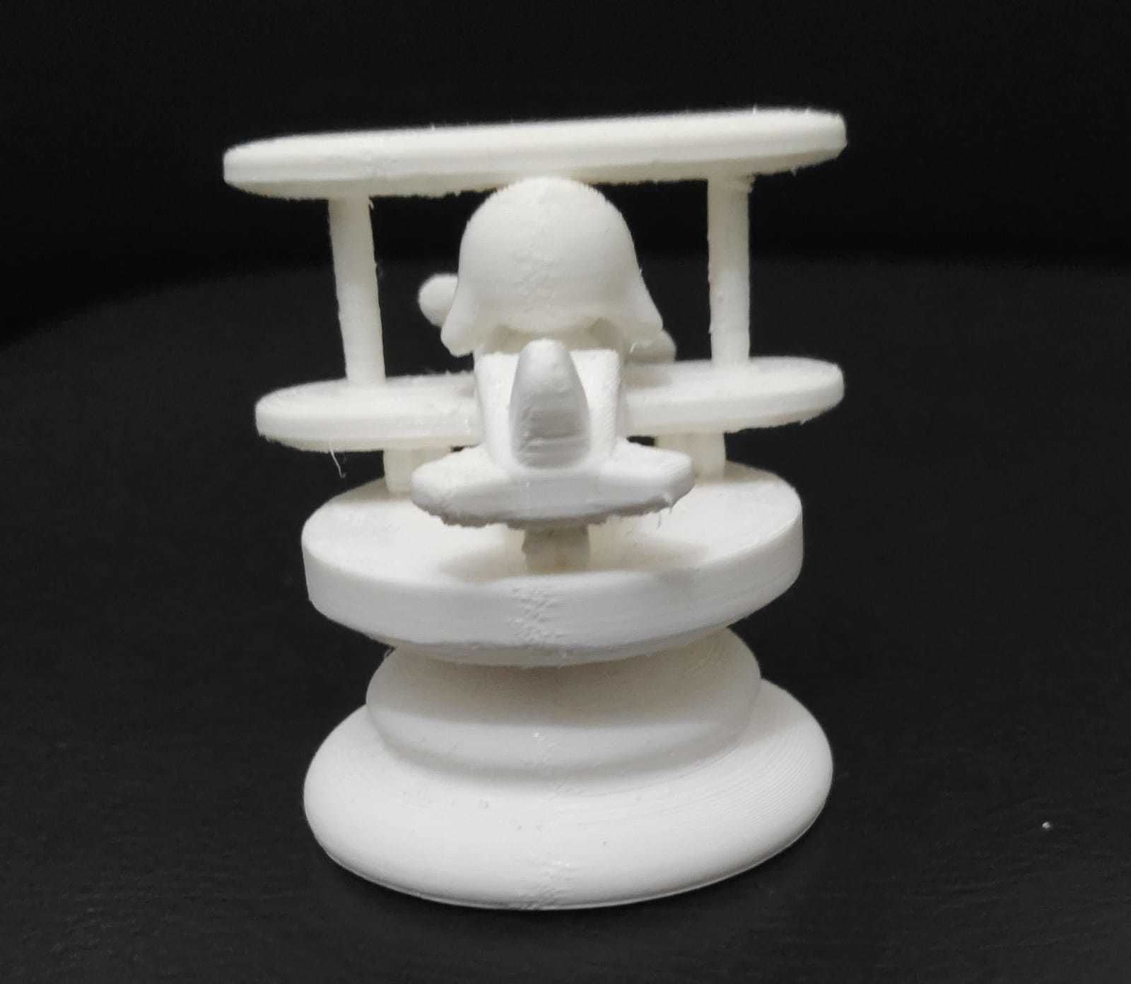 Little Prince Chess - Bishop - Aviator 3D print model_9