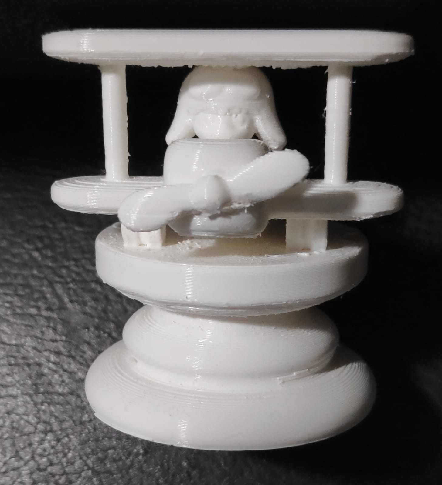 Little Prince Chess - Bishop - Aviator 3D print model_4