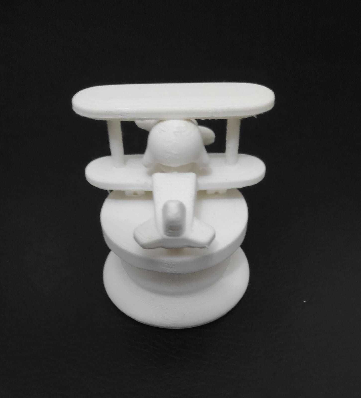 Little Prince Chess - Bishop - Aviator 3D print model_8