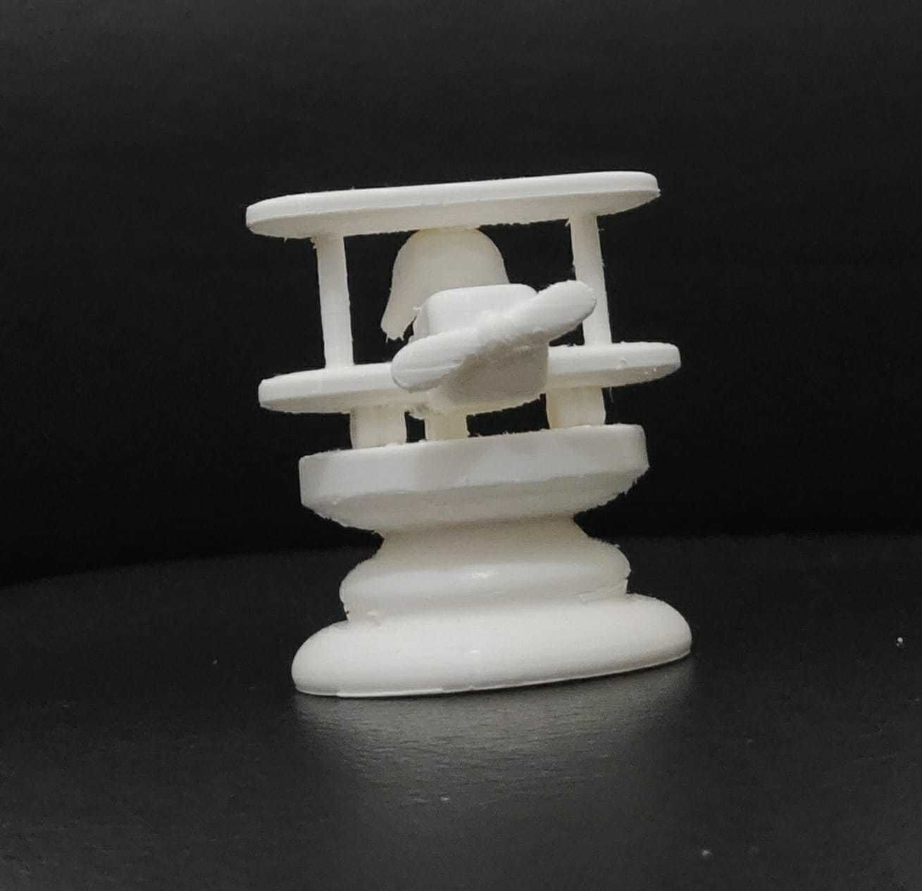 Little Prince Chess - Bishop - Aviator 3D print model_15