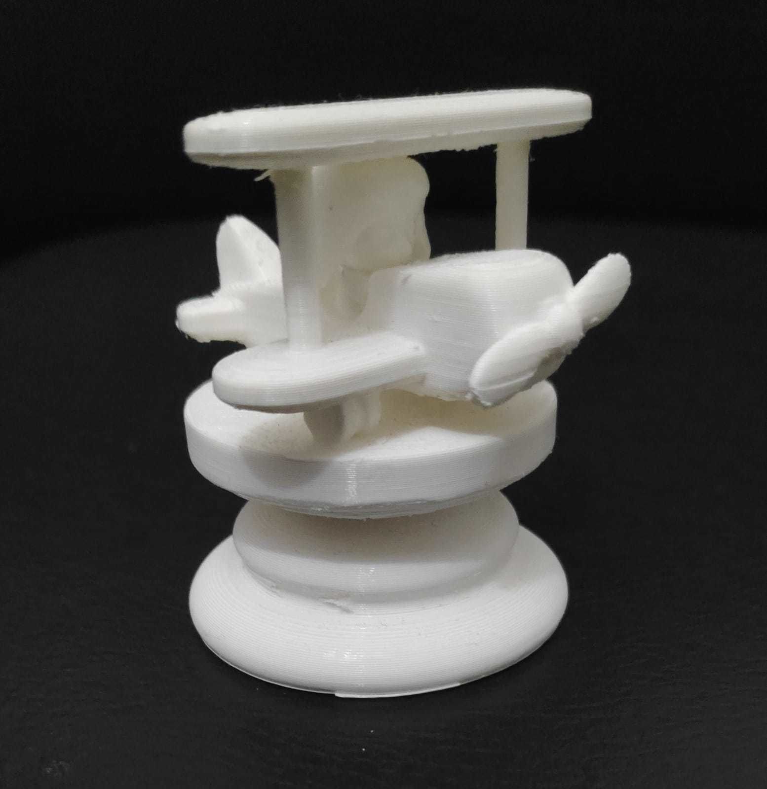 Little Prince Chess - Bishop - Aviator 3D print model_6