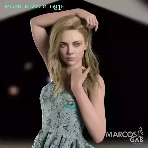 MGAB Marggie for Genesis 8-1 Female 3D model