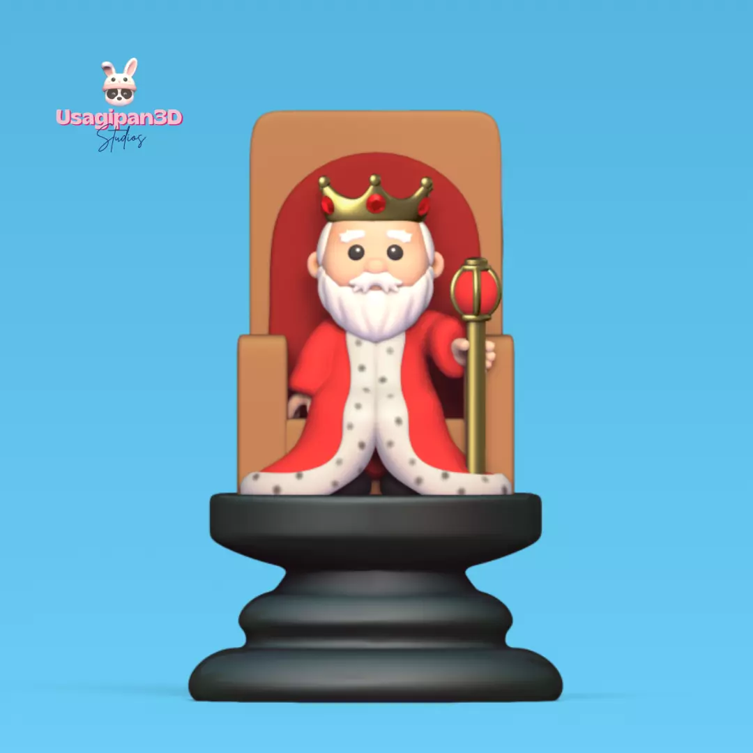 Little Prince Chess - Rook - Lonely King 3D print model_0