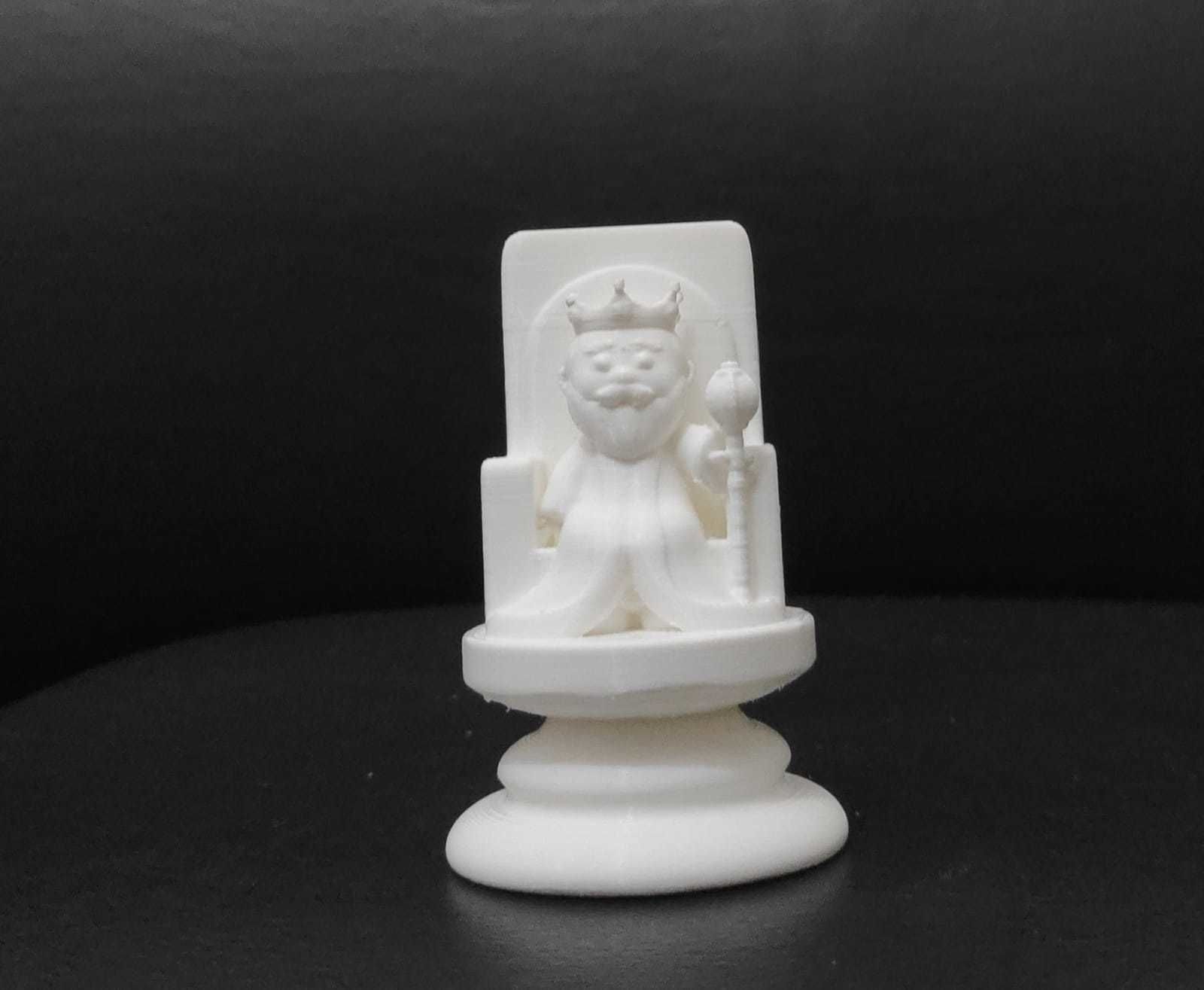 Little Prince Chess - Rook - Lonely King 3D print model_11