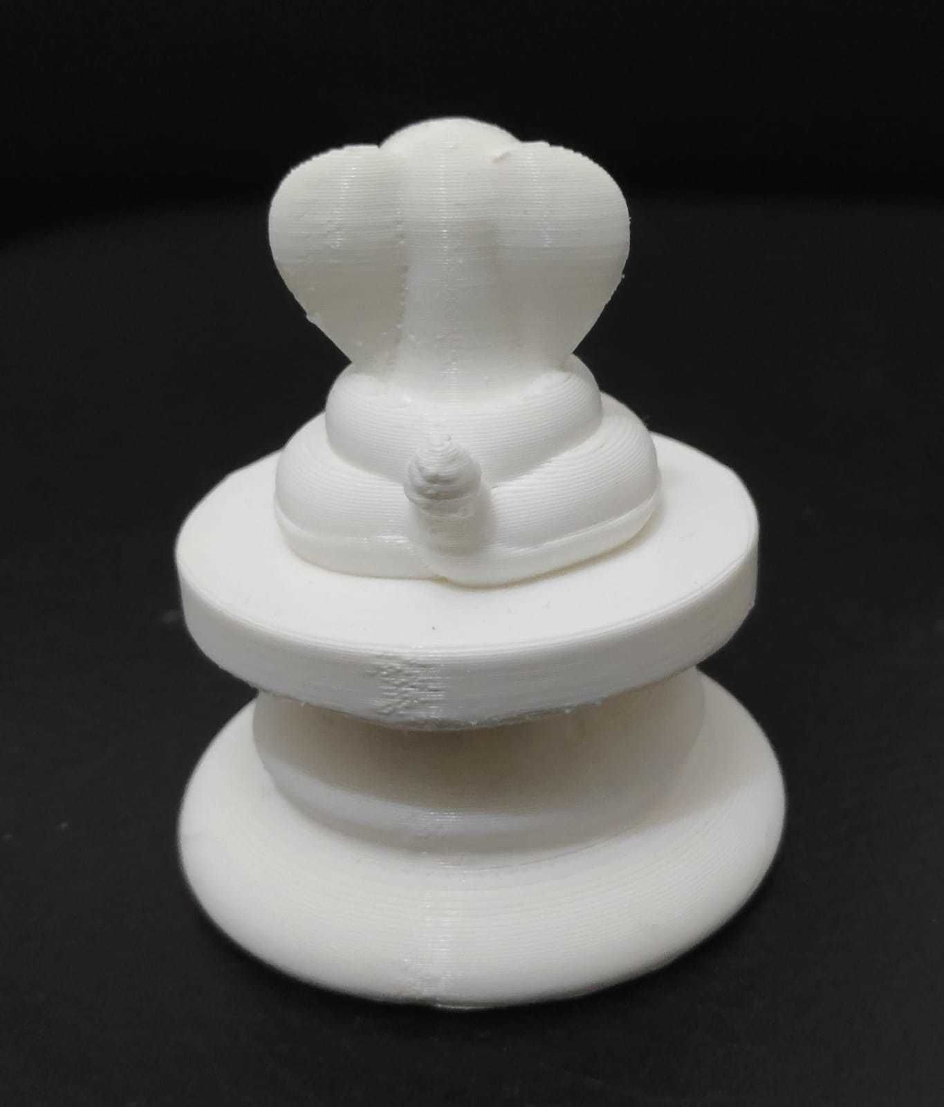 Little Prince Chess - Pawn - Snake 3D print model_7
