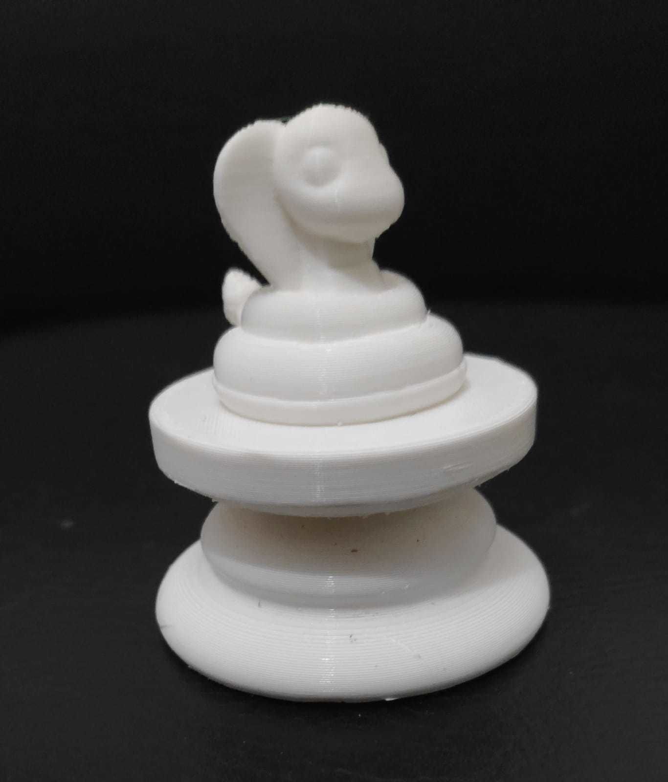 Little Prince Chess - Pawn - Snake 3D print model_10