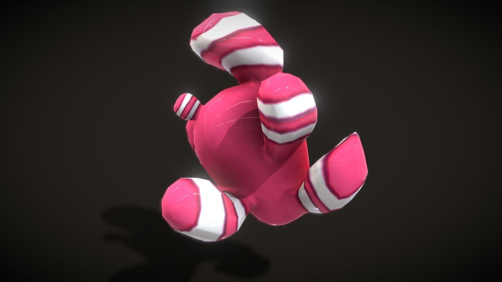 Cartoon Seaweed5 Low-poly 3D model_5