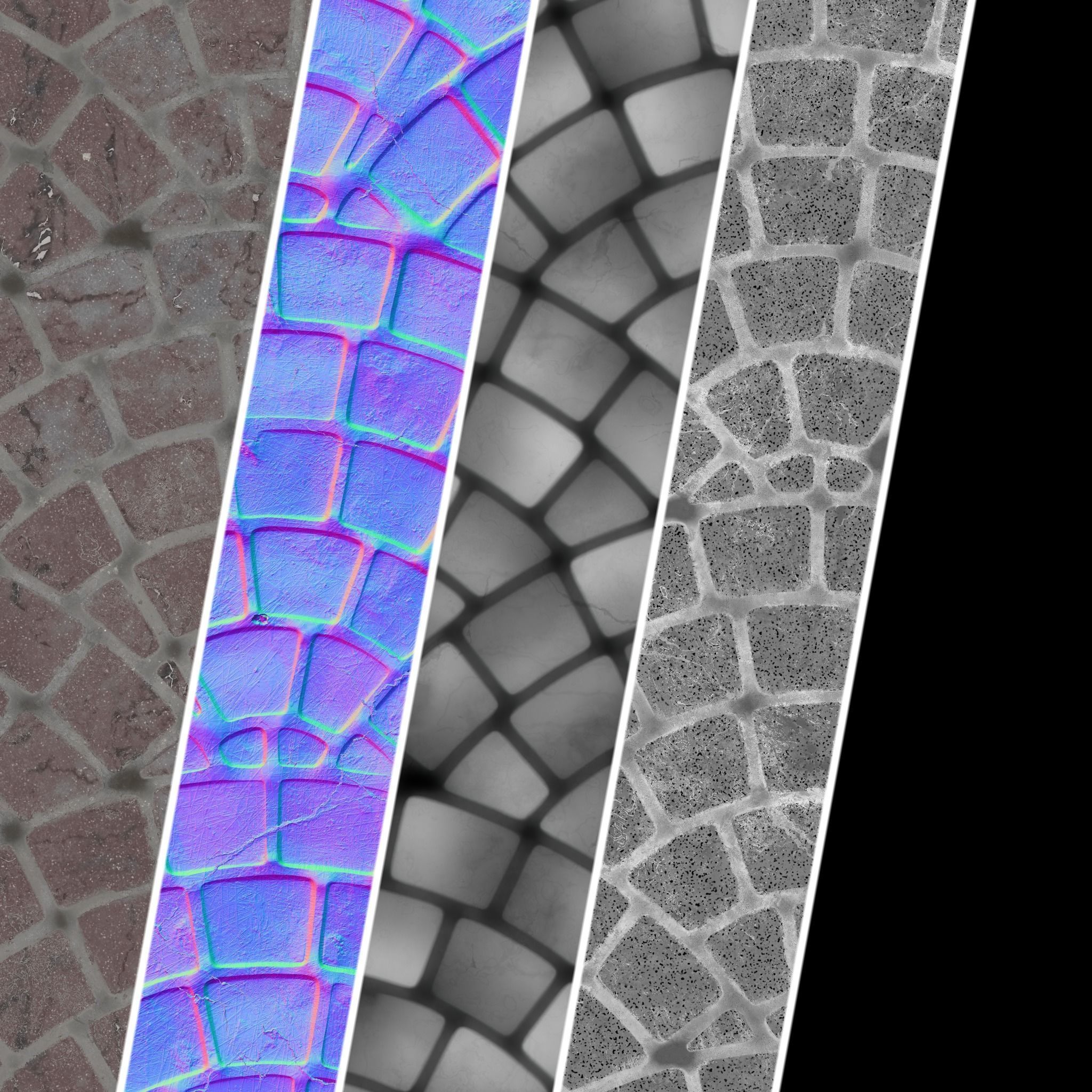 Pavement Materials 35- By Sbsar Pbr 4k Seamless Texture_2