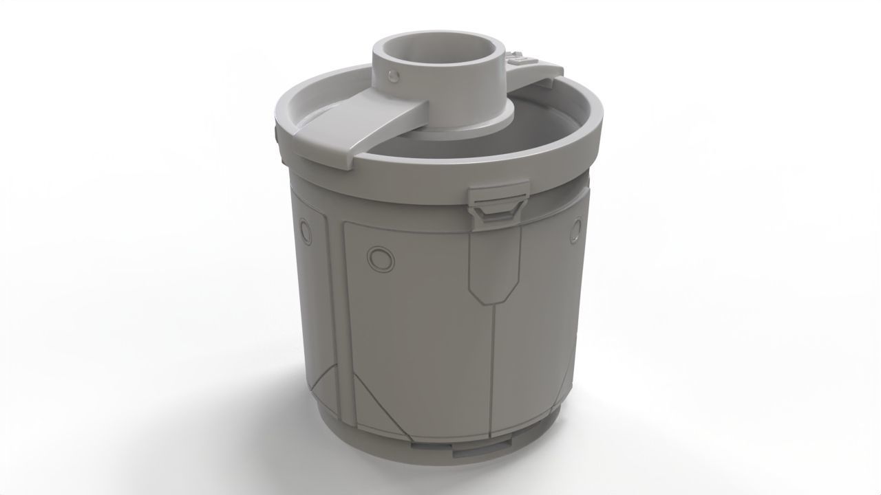 Star Wars MANDALORIAN IMPERIAL SAFE PENCIL HOLDER 3D print model_7