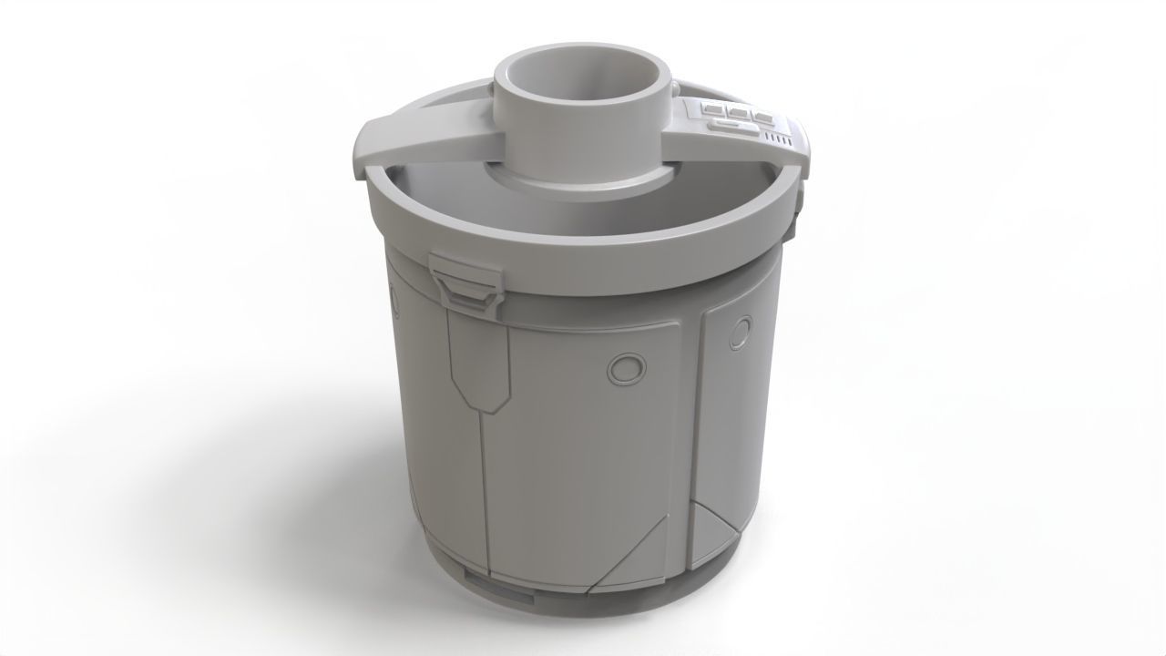 Star Wars MANDALORIAN IMPERIAL SAFE PENCIL HOLDER 3D print model_2