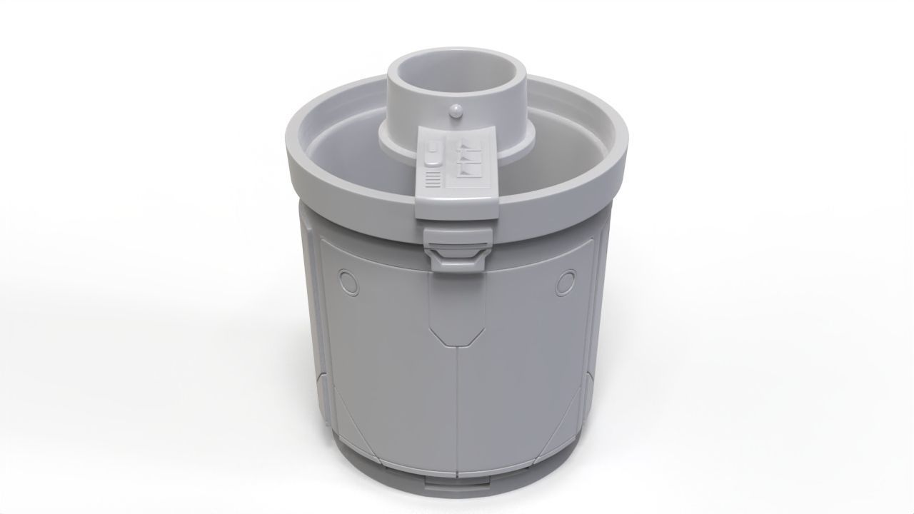 Star Wars MANDALORIAN IMPERIAL SAFE PENCIL HOLDER 3D print model_6