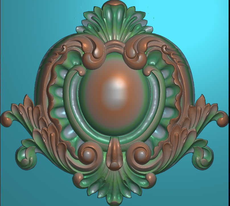 3d neoclassical door 3D print model_5