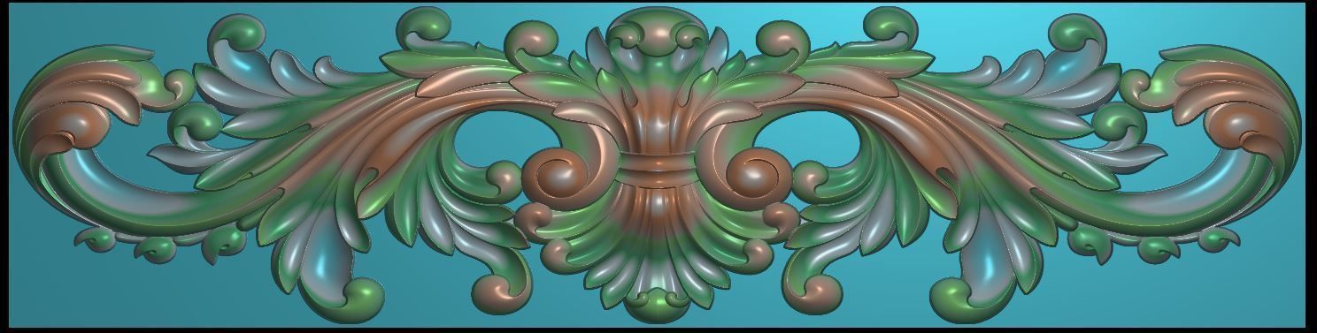 3d neoclassical door 3D print model_1