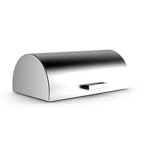 Breadbasket stainless steel box 3D model