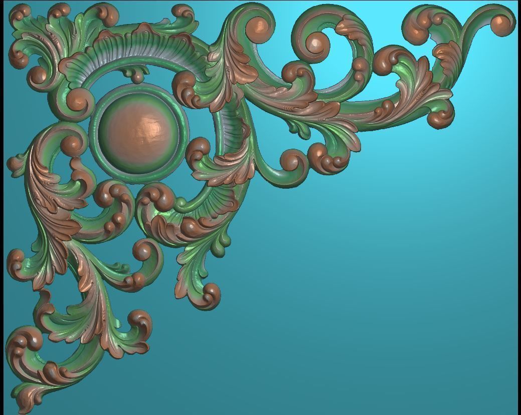 neoclassical 3d archway 3D print model_3