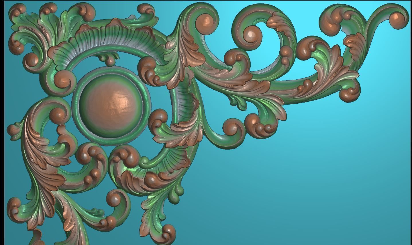 neoclassical 3d archway 3D print model_2