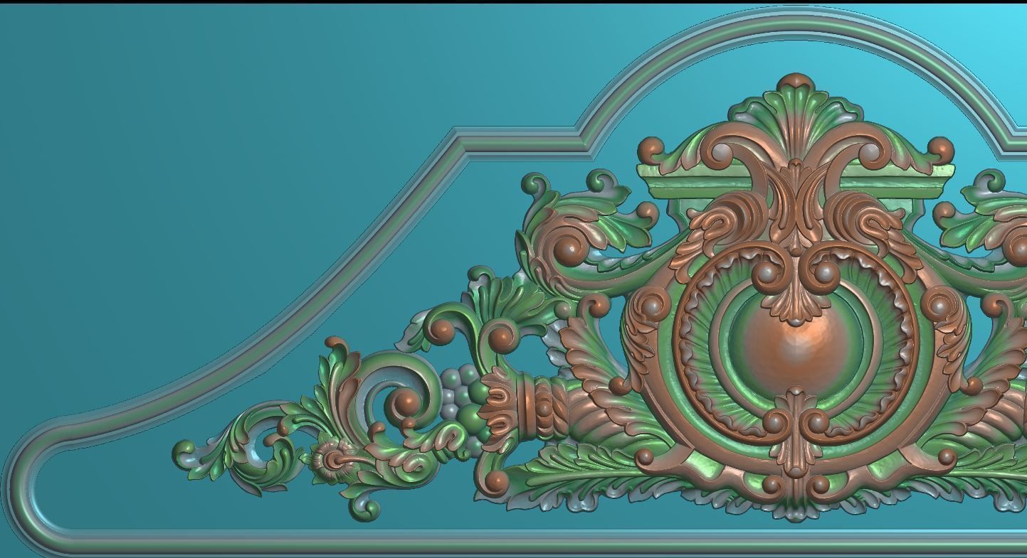 neoclassical 3d archway 3D print model_4