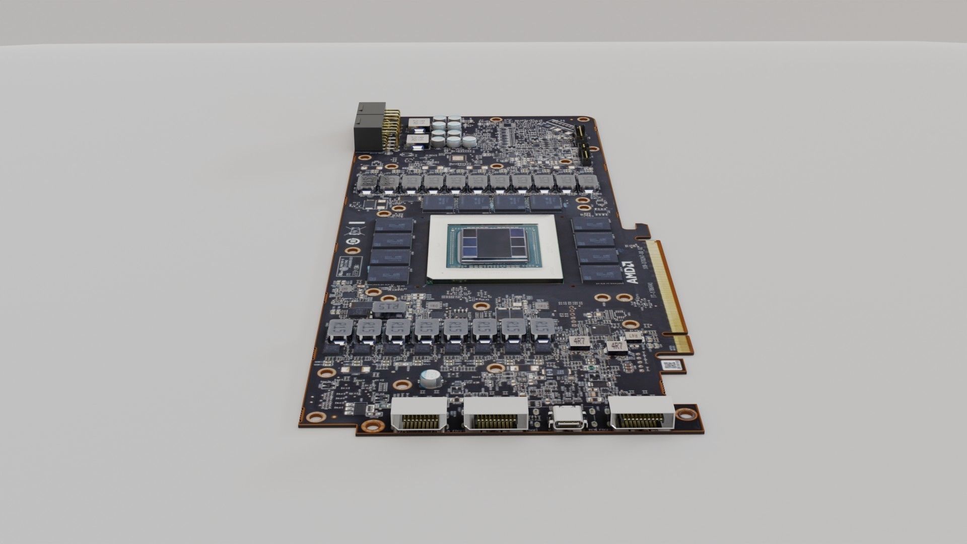 AMD Radeon RX 7900 XTX 3D model_2