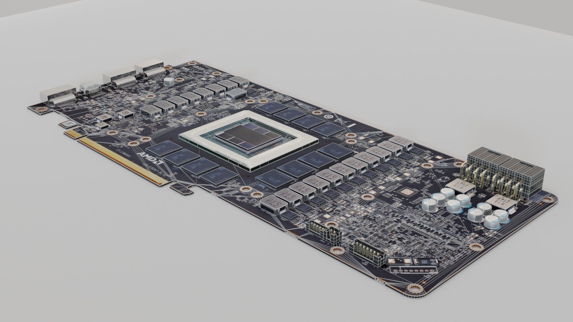 AMD Radeon RX 7900 XTX 3D model_23