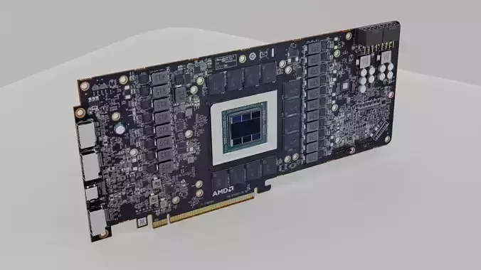 AMD Radeon RX 7900 XTX 3D model