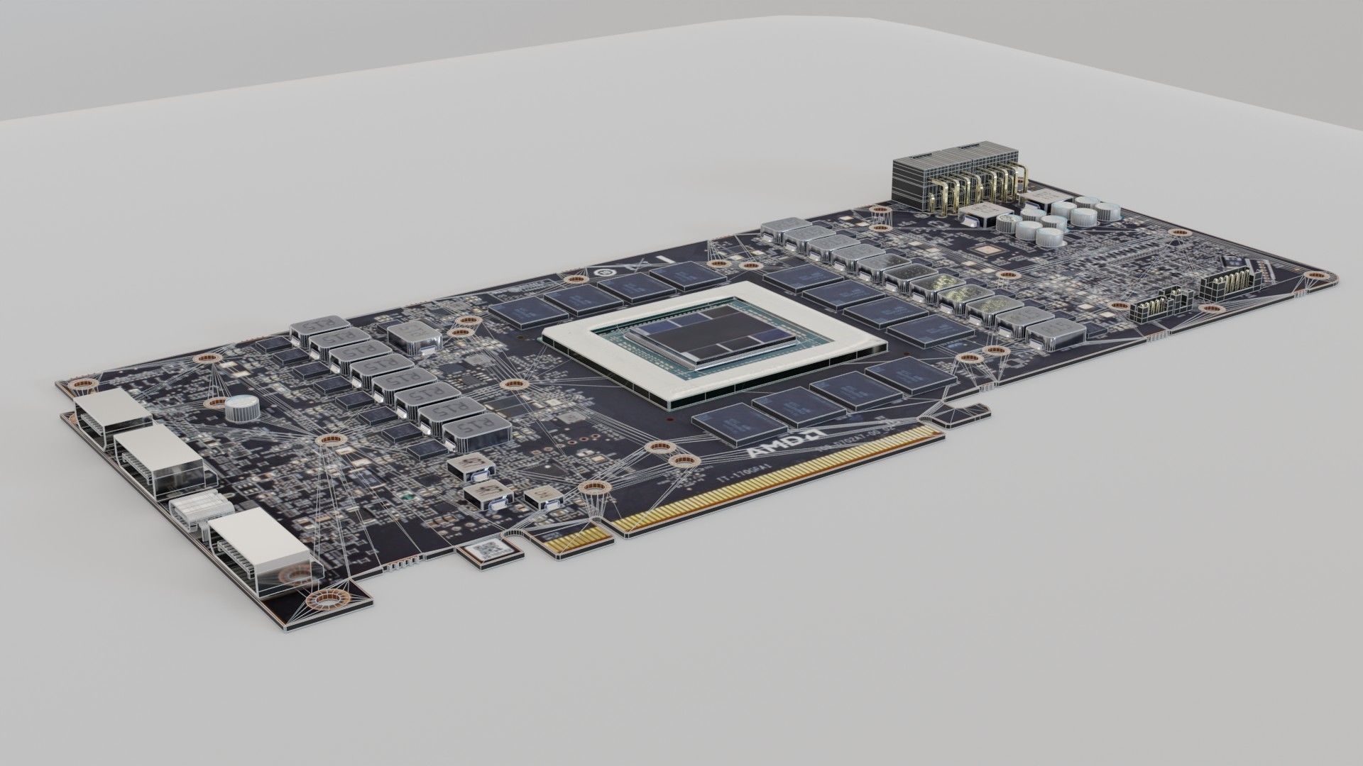 AMD Radeon RX 7900 XTX 3D model_28