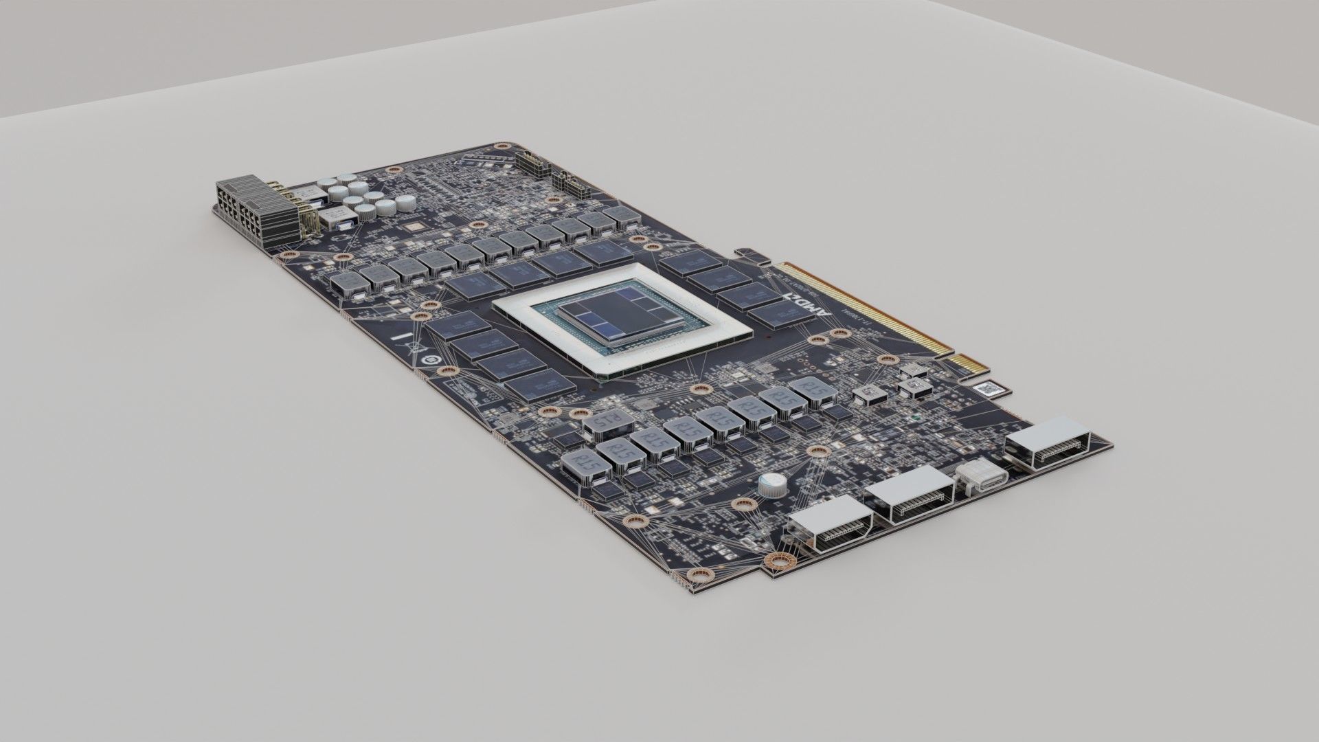 AMD Radeon RX 7900 XTX 3D model_18