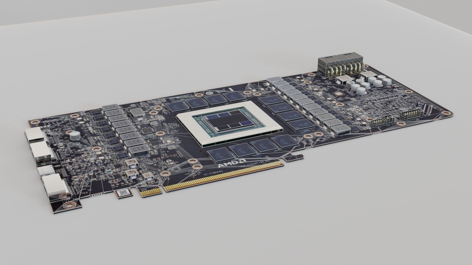 AMD Radeon RX 7900 XTX 3D model_21