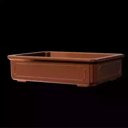 Bonsai pot rectangular 002
