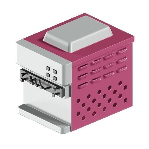 Kids Icecream Machine Toy 3D model_1