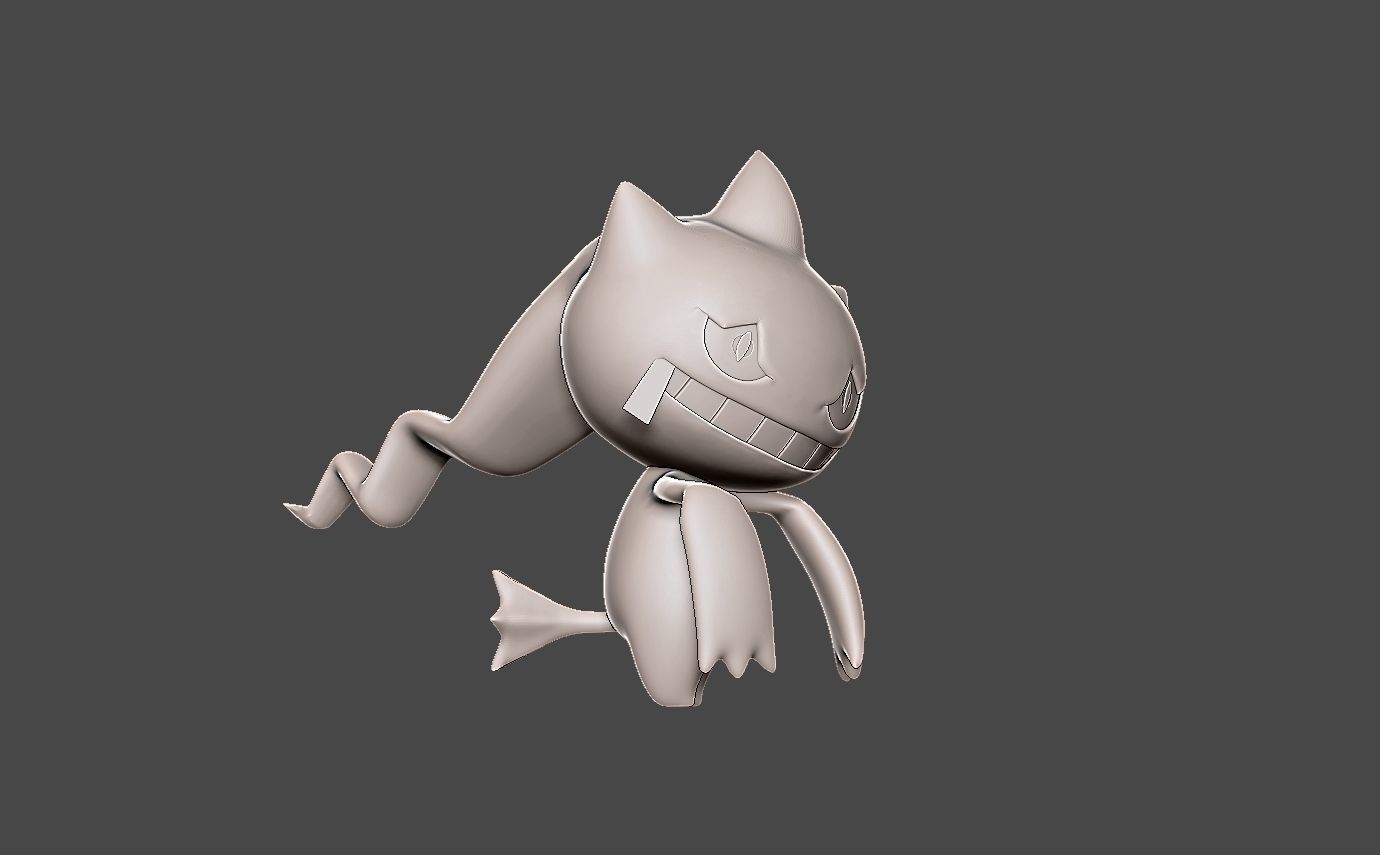 Pokemon banette 3D print model_5