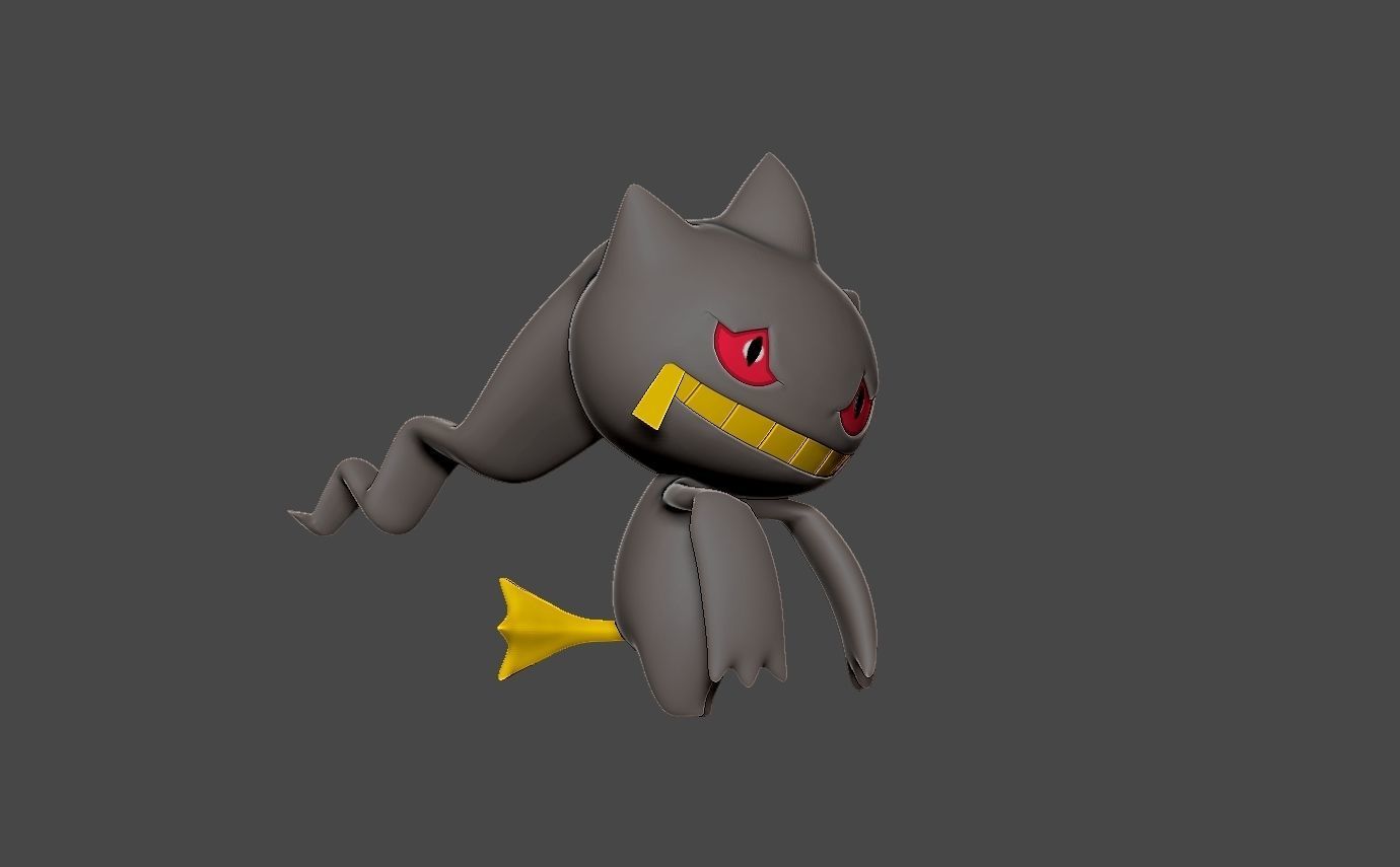 Pokemon banette 3D print model_6