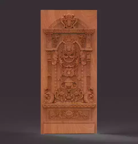 3d neoclassical door