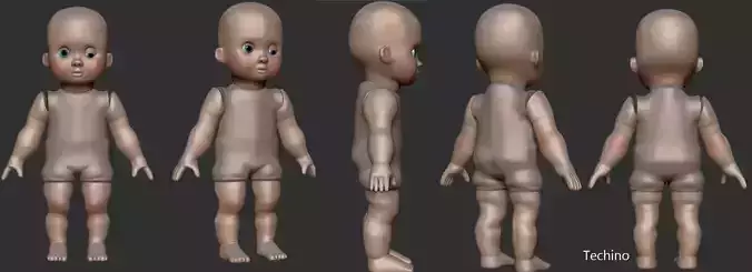 Big baby doll 3d print 