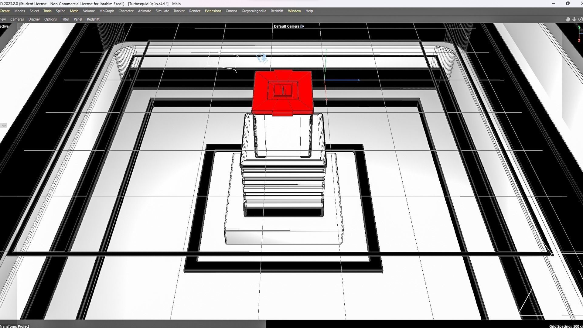 Ballot box with Scene 3D model_3