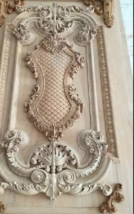 3d neoclassical door 3D print model_0