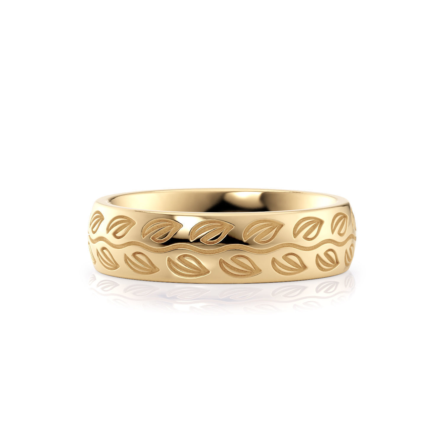 Flower pattern ring R 0344 printable 3d model 3D print model_10