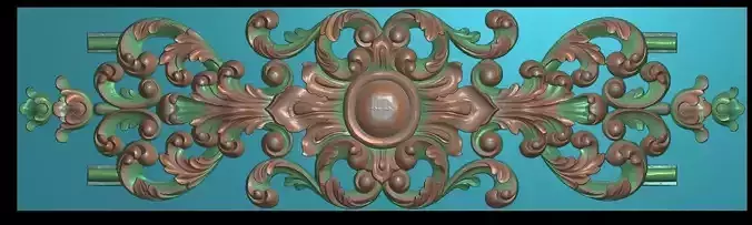 vintage 3d ceiling flower
