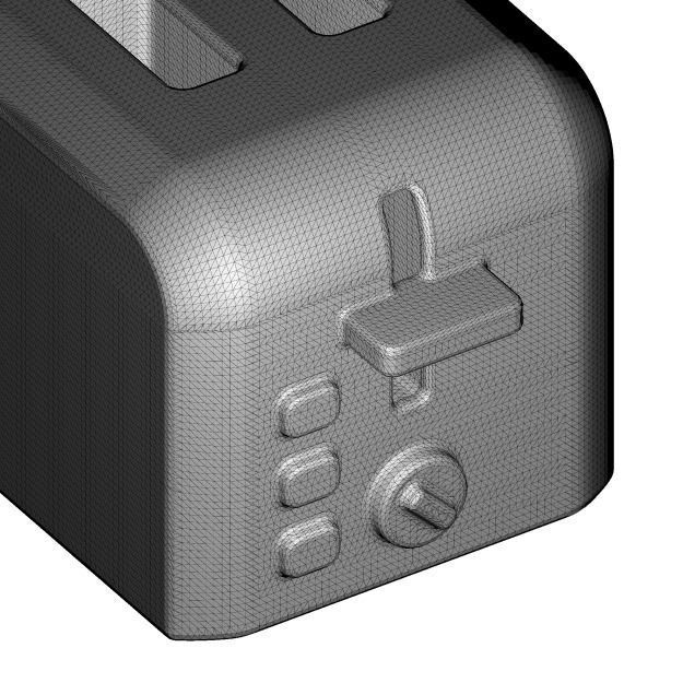 Kids Toaster Toy 3D model_4