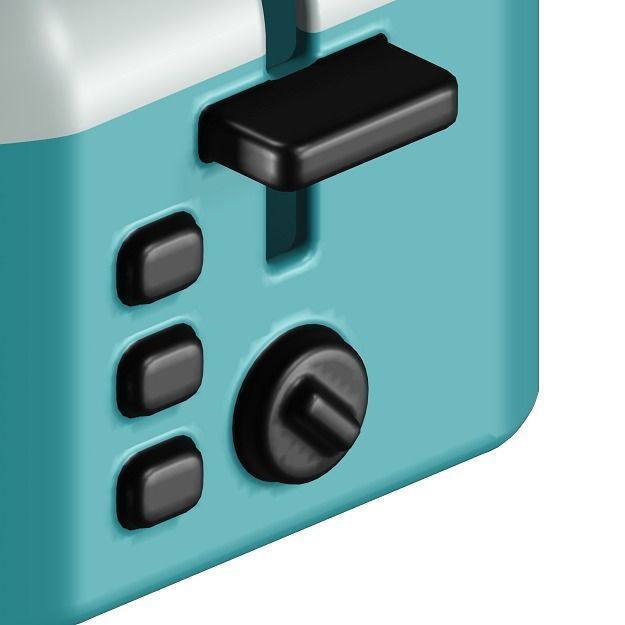 Kids Toaster Toy 3D model_3