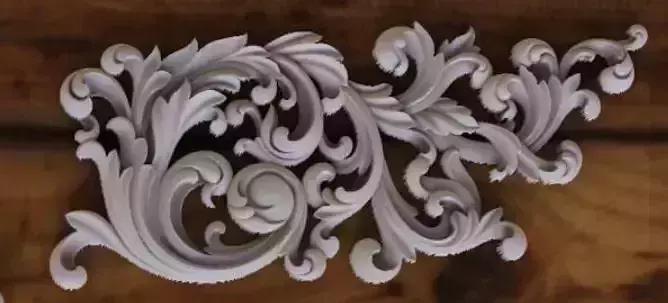 3d vintage lilac flowers