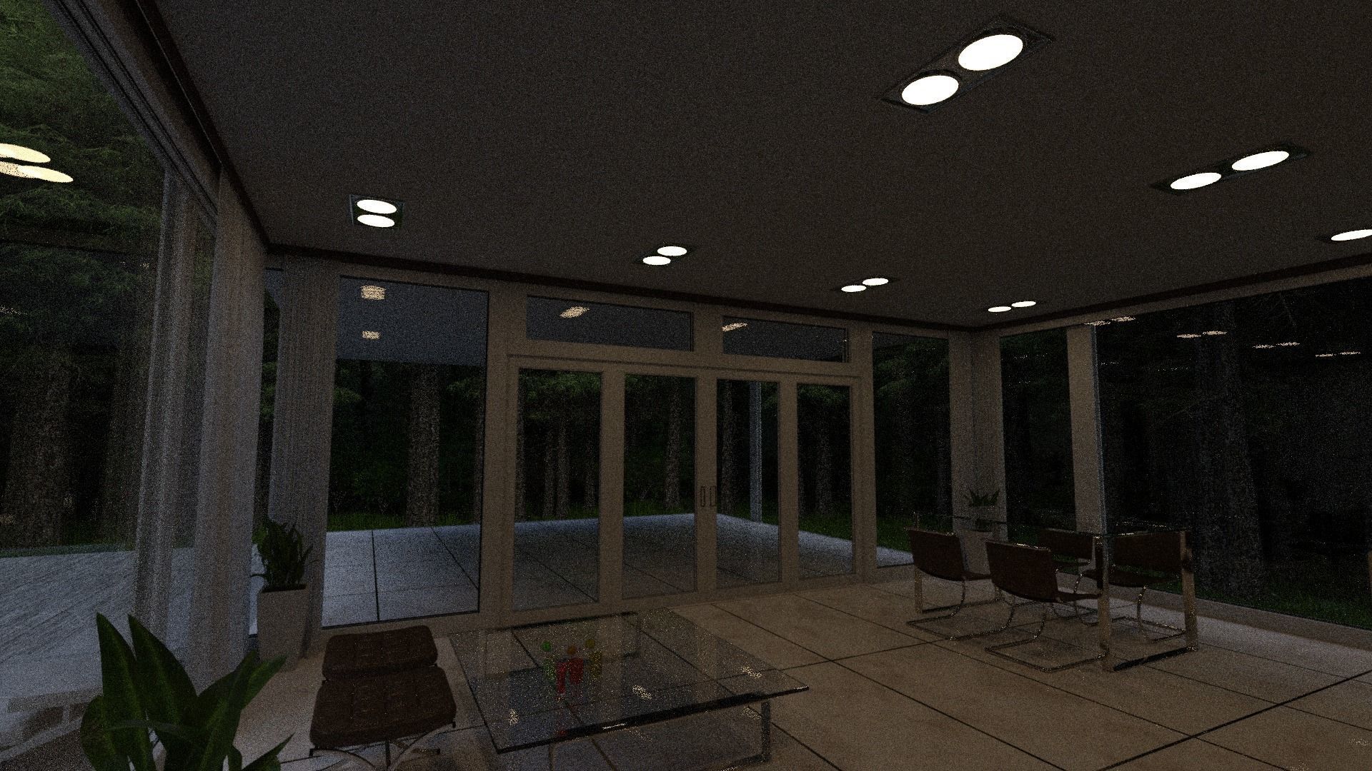 Modular modern 3d house model 3D model_7