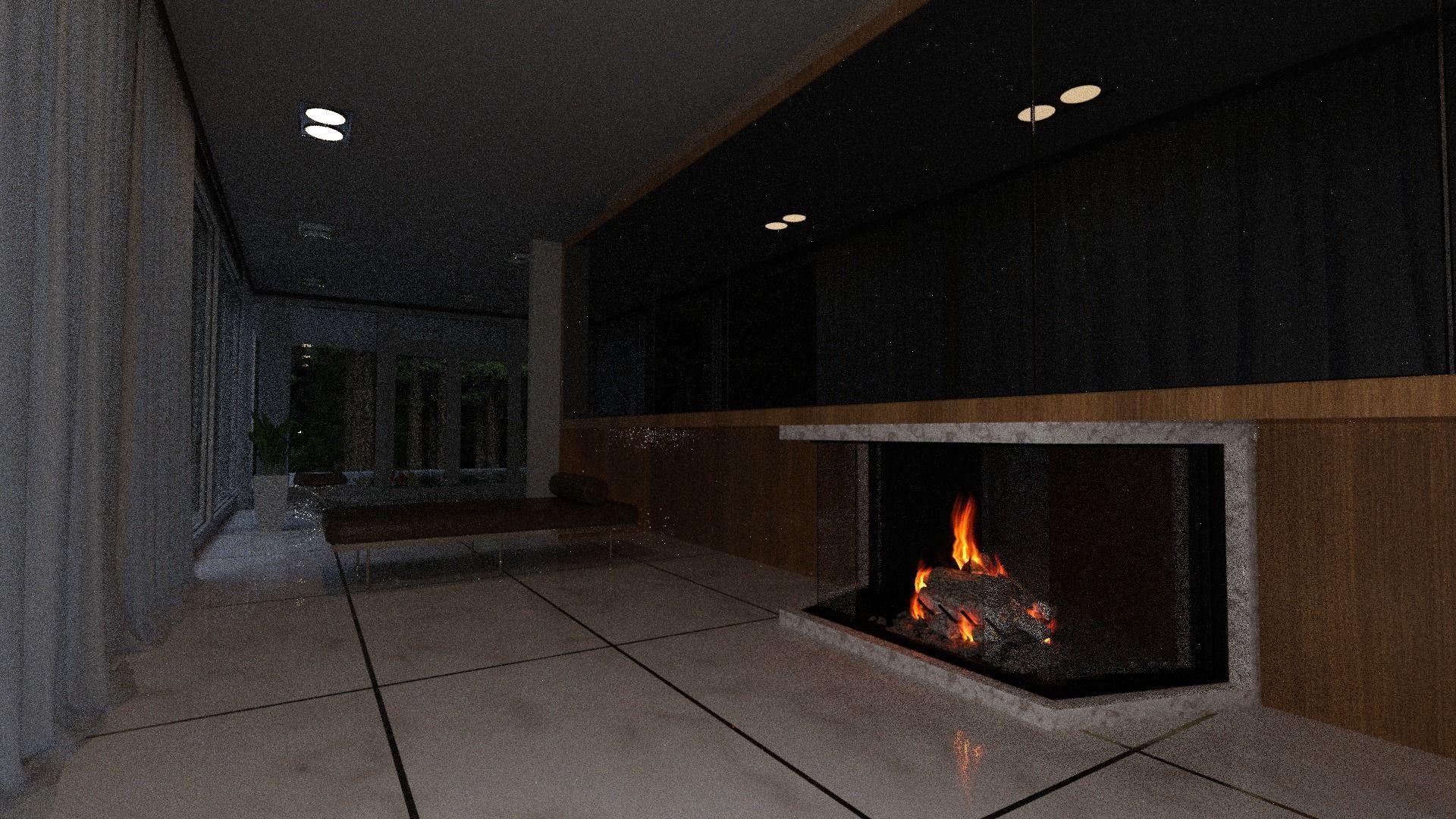 Modular modern 3d house model 3D model_9