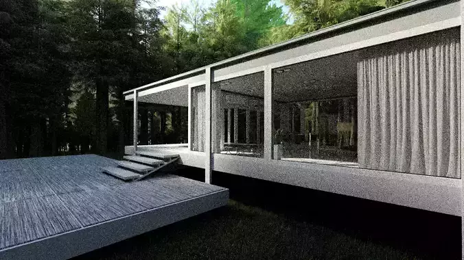 Modular modern 3d house model 3D model